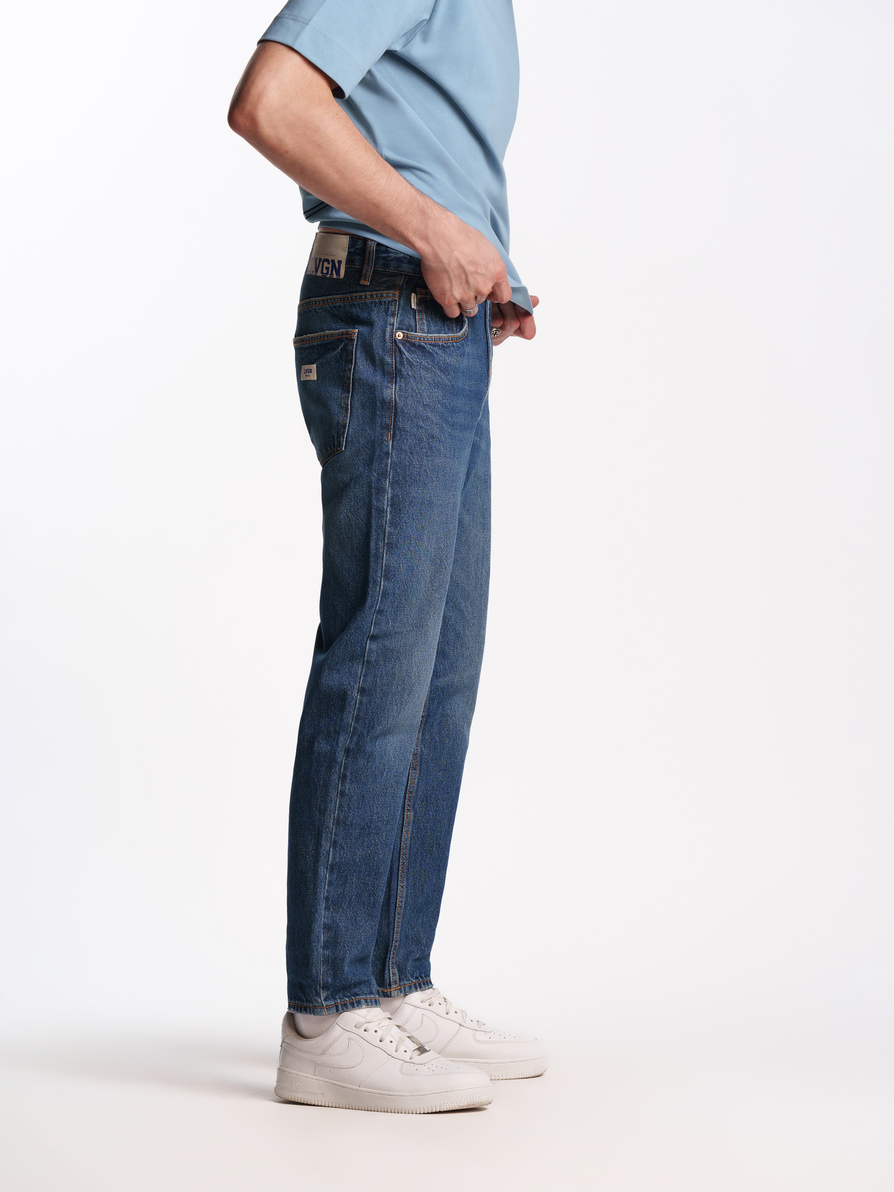UNISEX TOM VINTAGE STRAIGHT FIT DARK BLUE