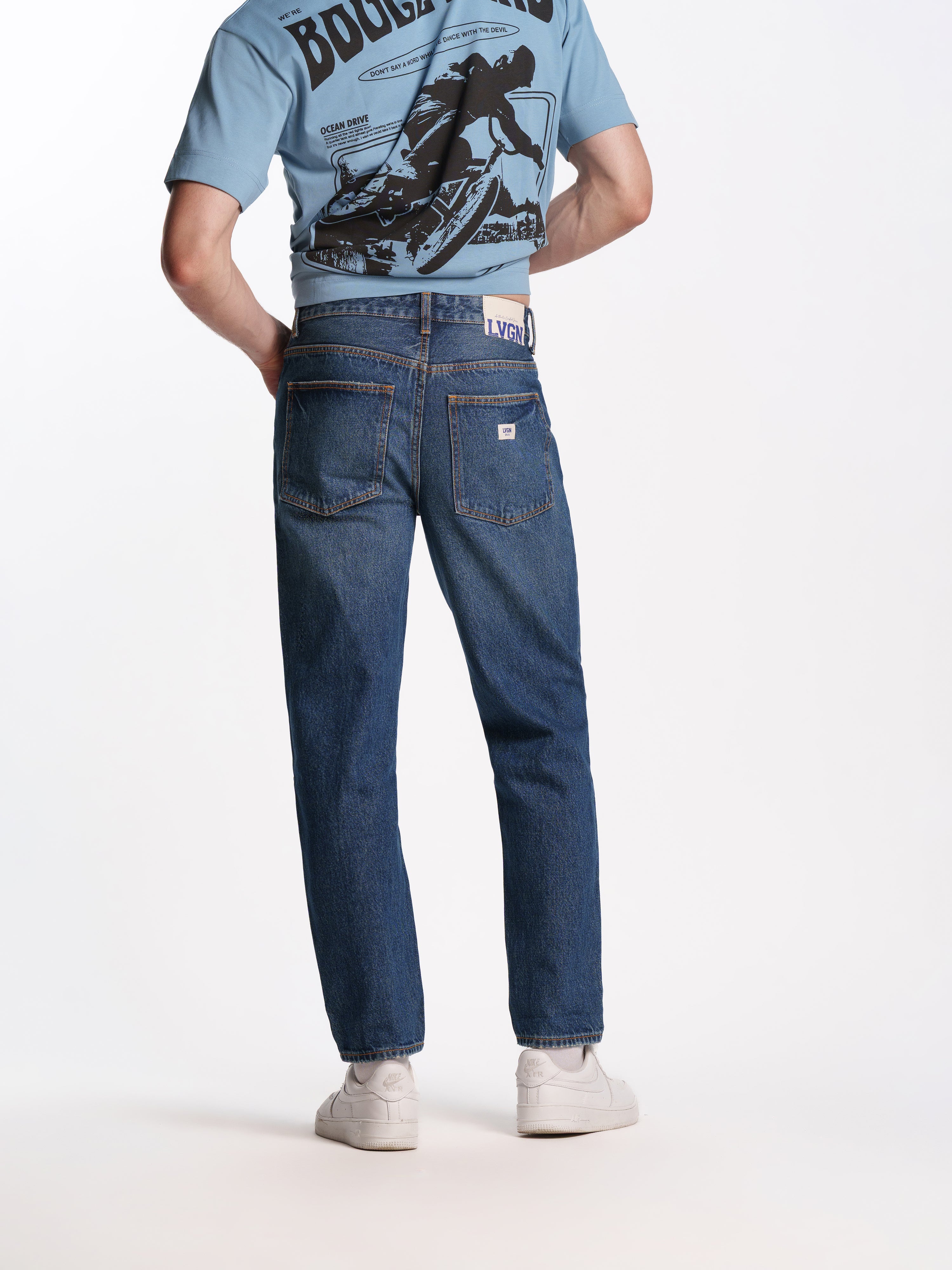 UNISEX TOM VINTAGE STRAIGHT FIT DARK BLUE
