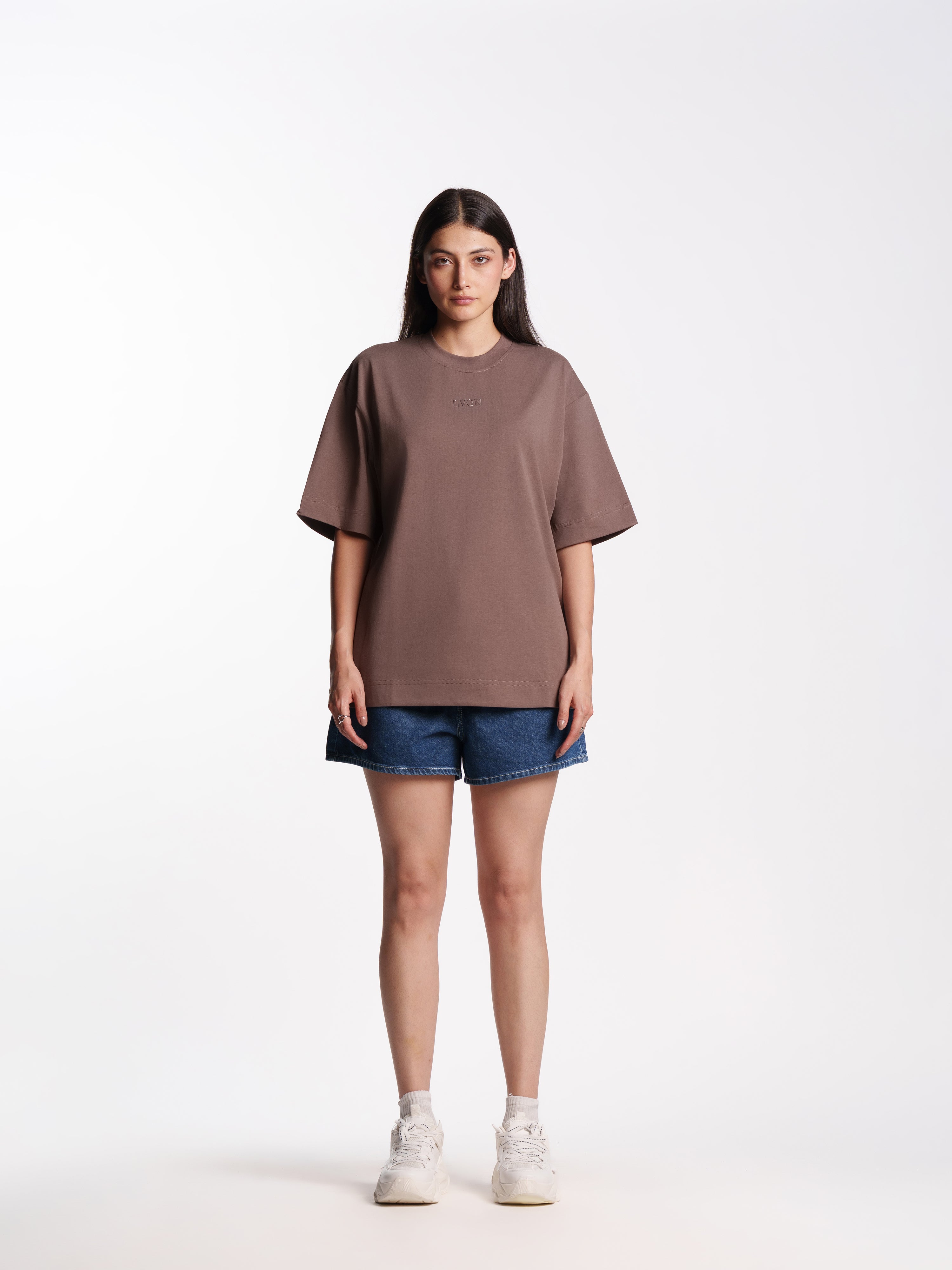 UNISEX F1 TEE BROWN