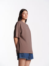 UNISEX F1 TEE BROWN