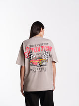 UNISEX F1 TEE ASH