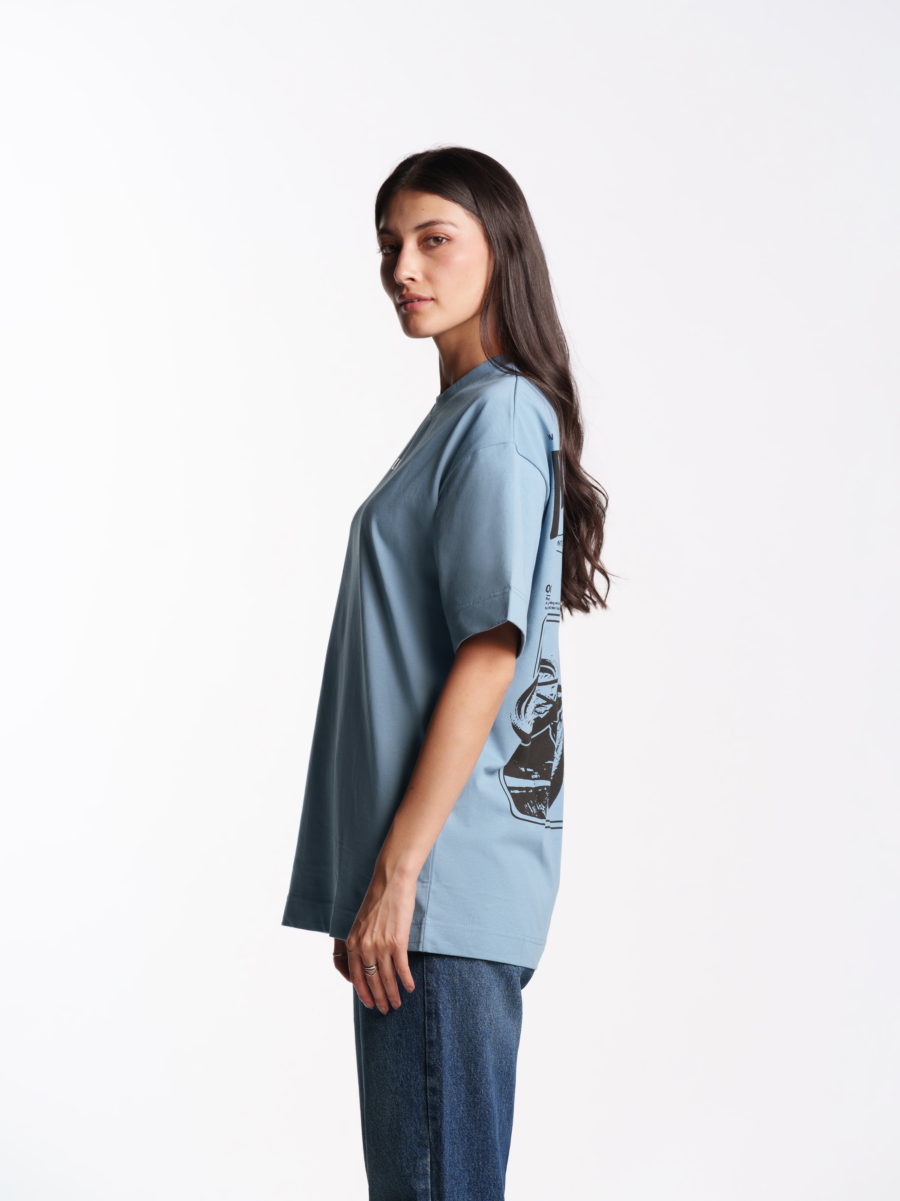 UNISEX BOULEVARD TEE BLUE