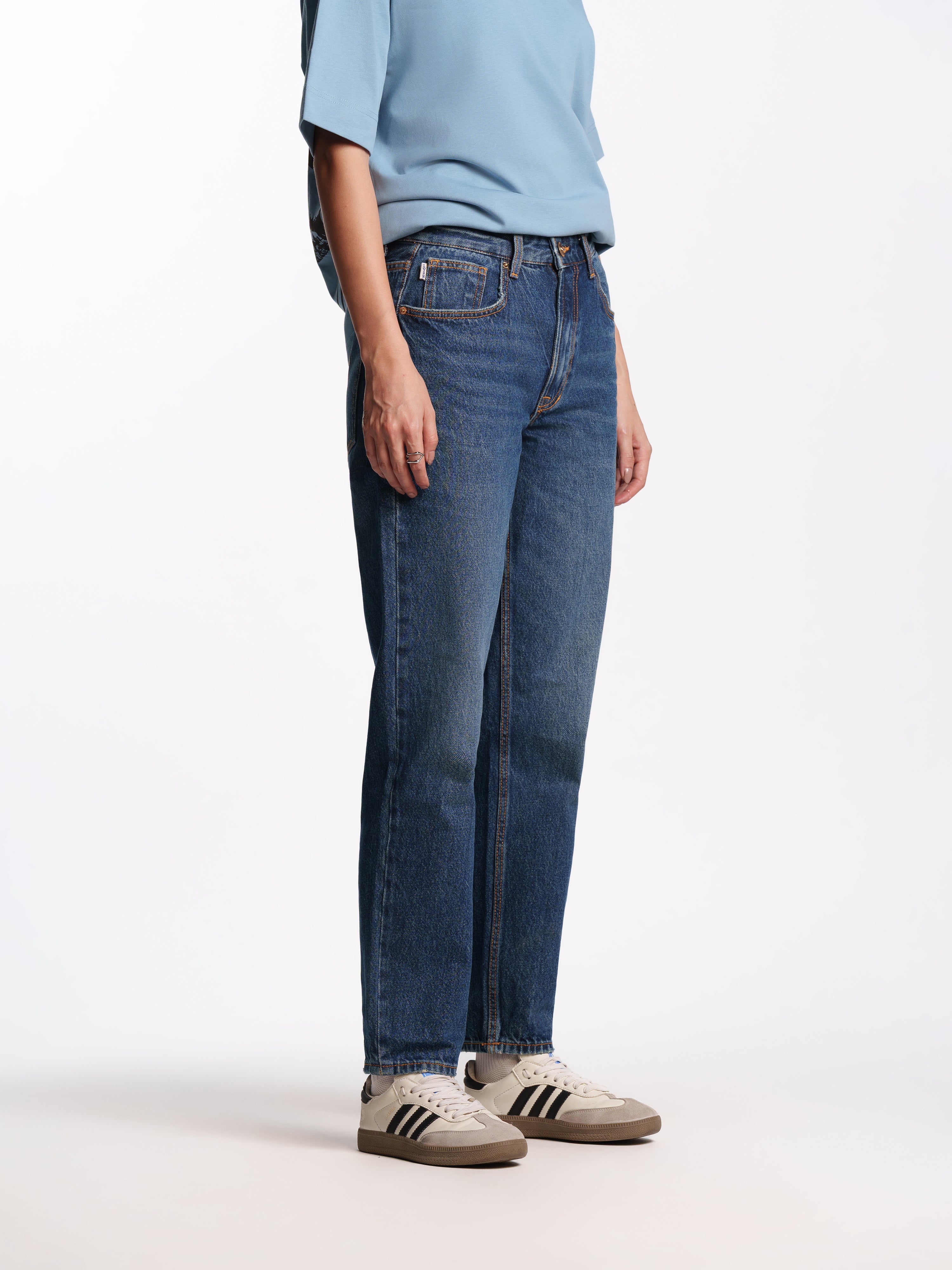 UNISEX TOM VINTAGE STRAIGHT FIT DARK BLUE