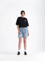 Mini Denim Shorts Blue