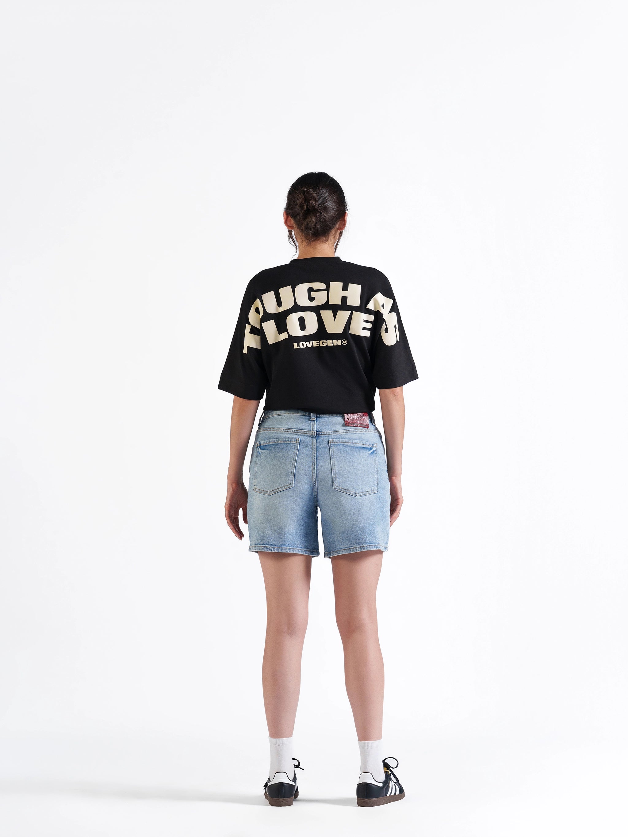 Mini Denim Shorts Blue