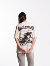 UNISEX BOULEVARD TEE APRICOT