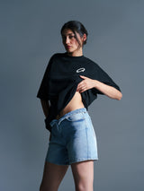 Mini Denim Shorts Blue