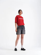 Baggy Cargo Shorts Grey
