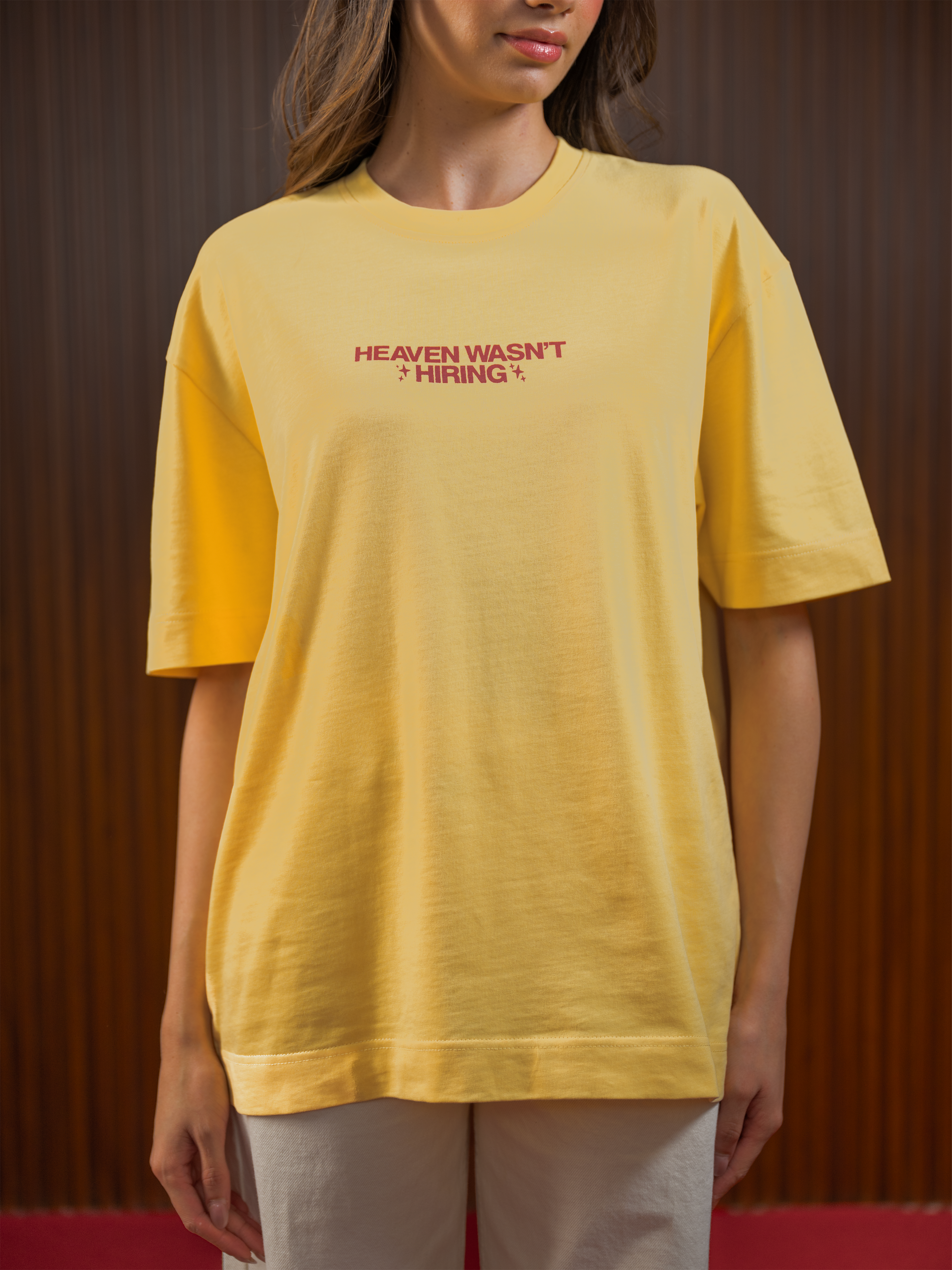 WOMEN'S SITAR TEE YELLOW