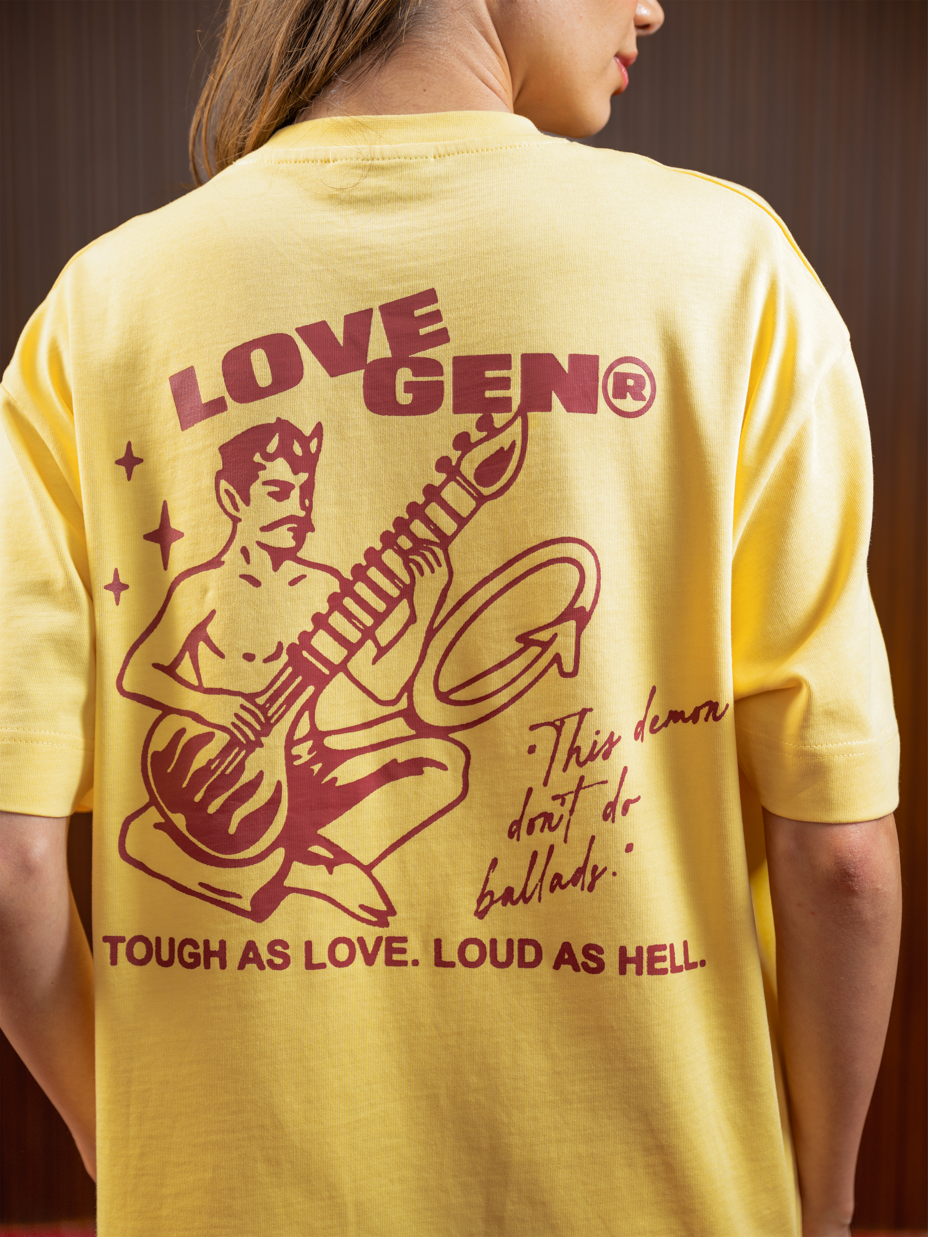 WOMEN'S SITAR TEE YELLOW