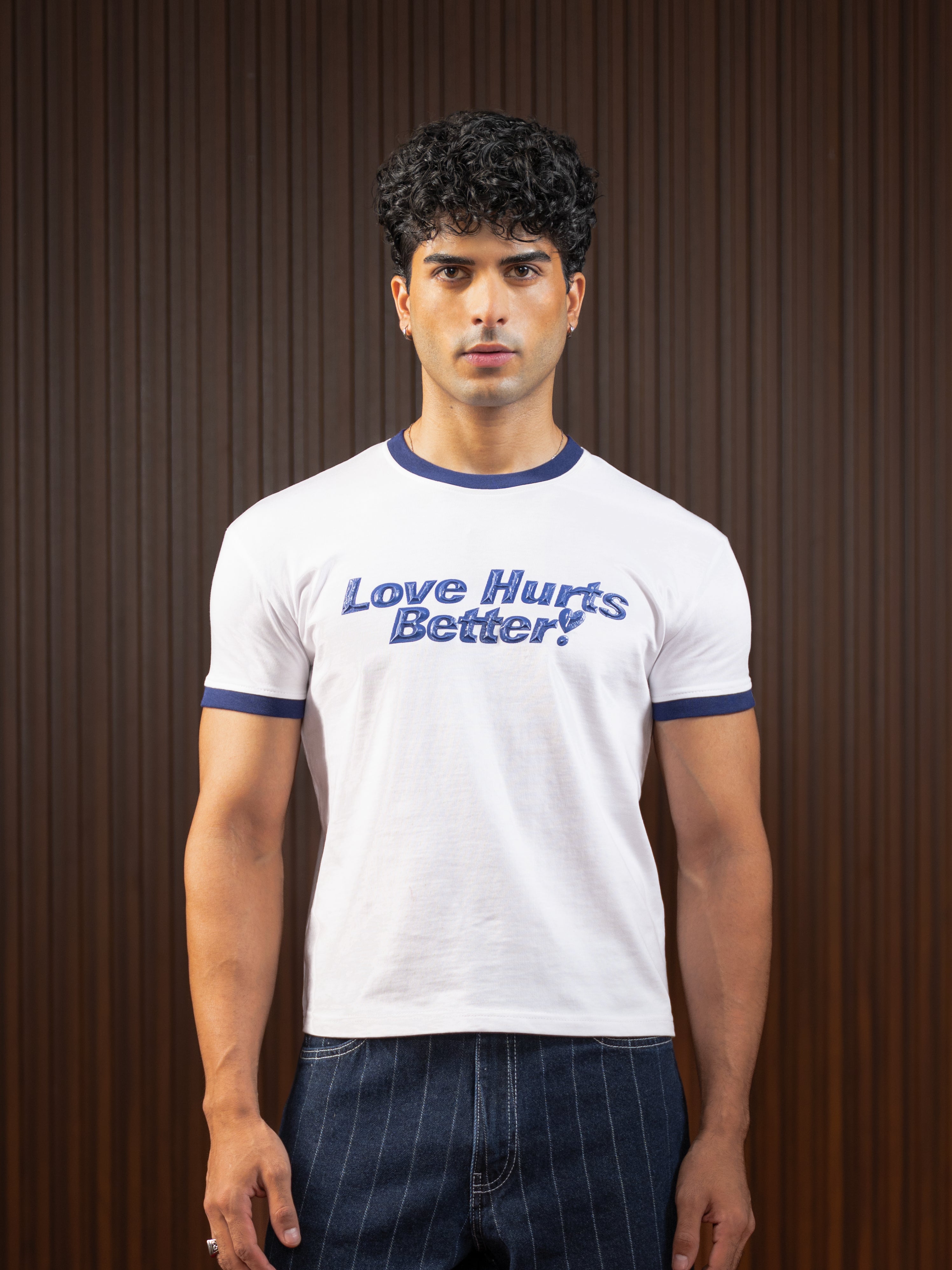 MEN'S RINGER TEE WHITE