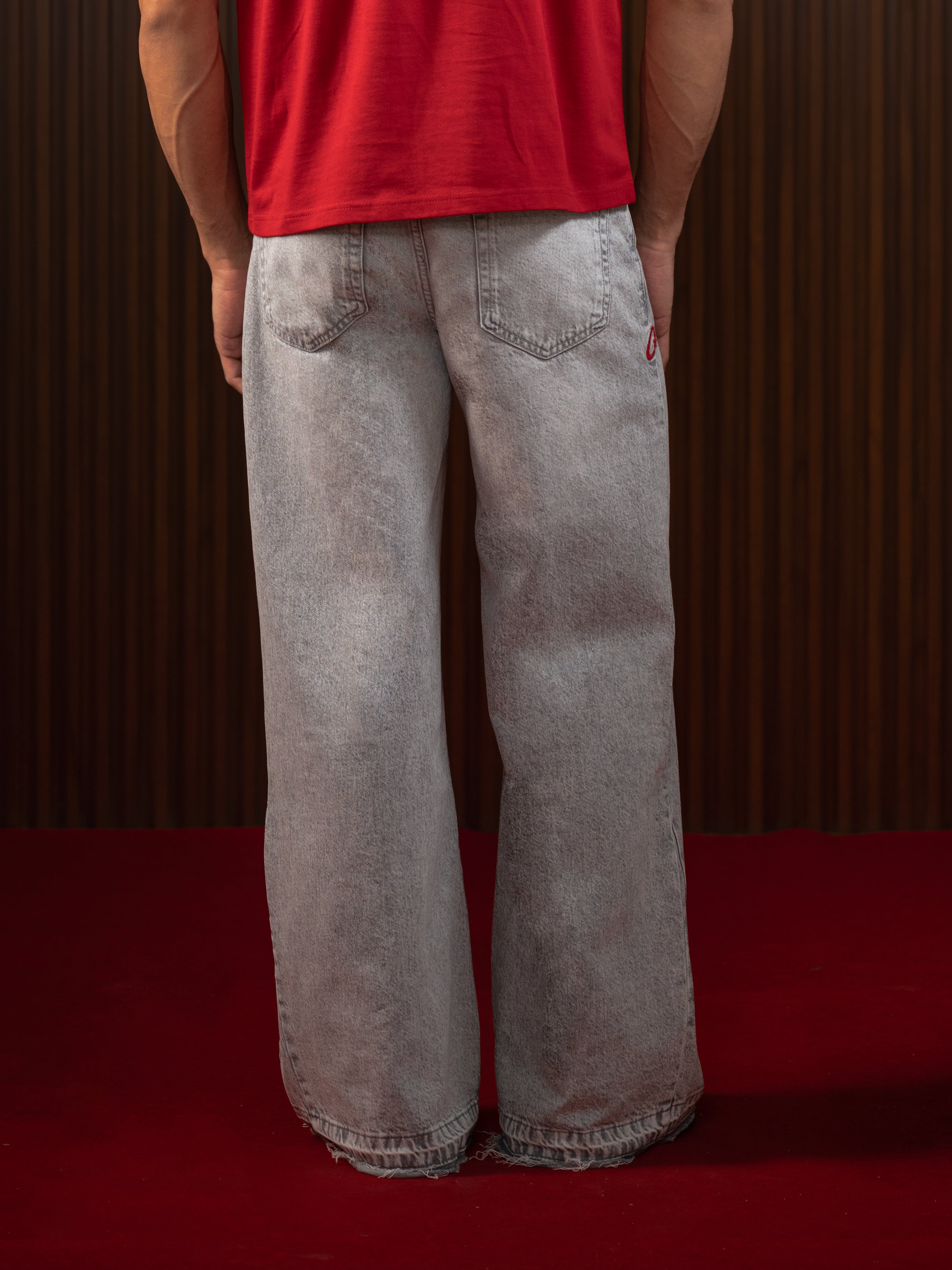 MEN'S BOOTCUT JEANS GREY