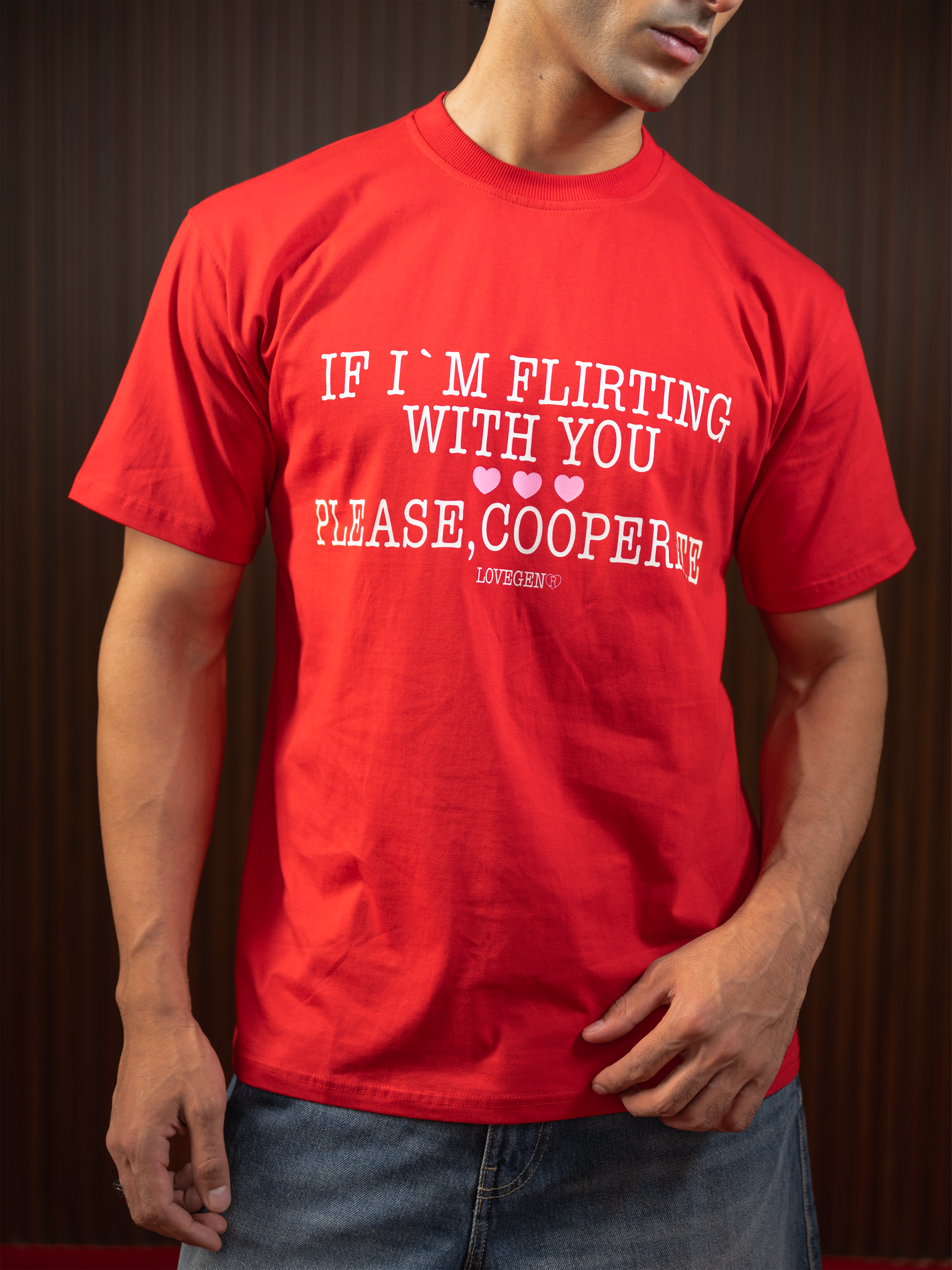MEN'S FLIRT TEE RED
