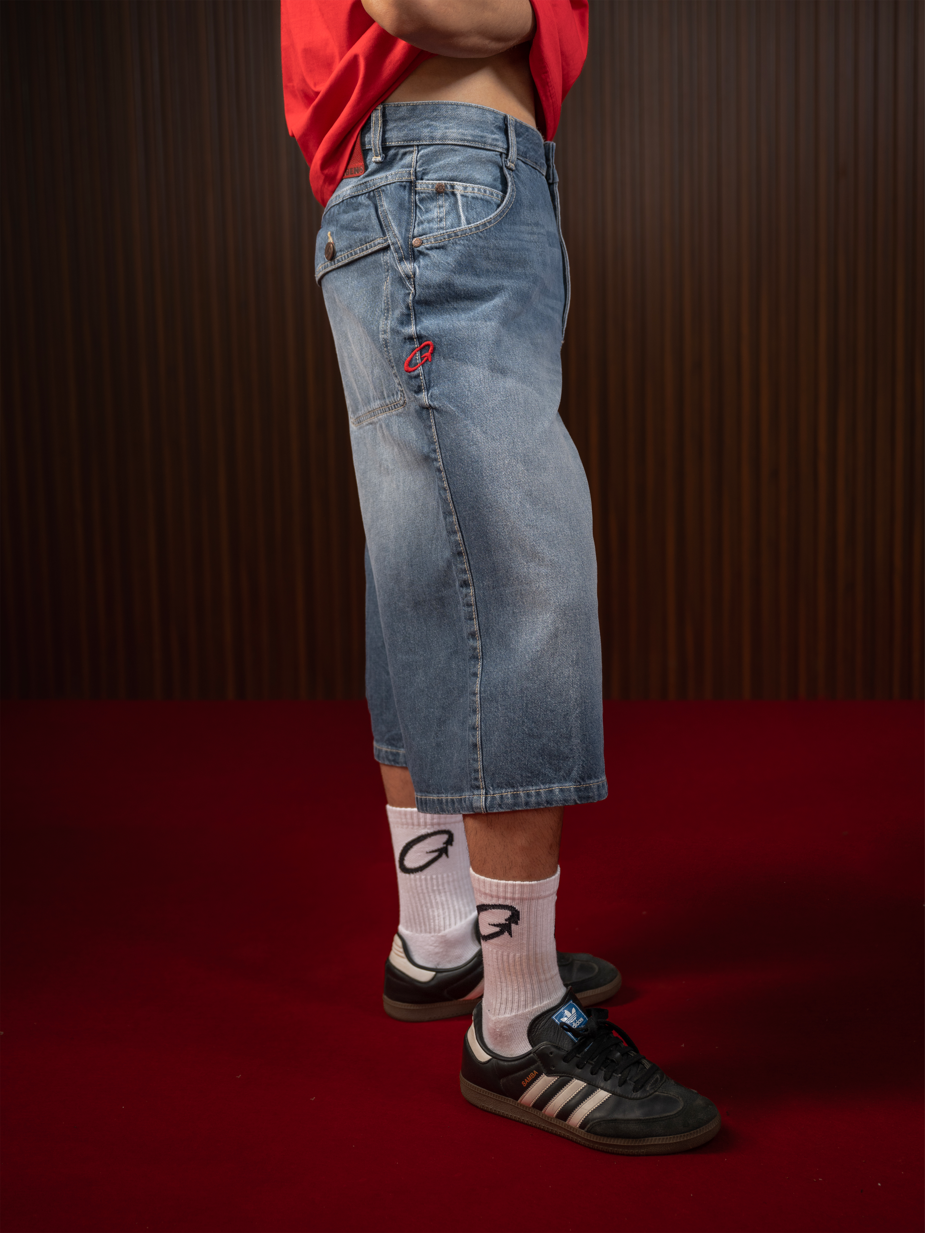 MEN'S JORTS BLUE