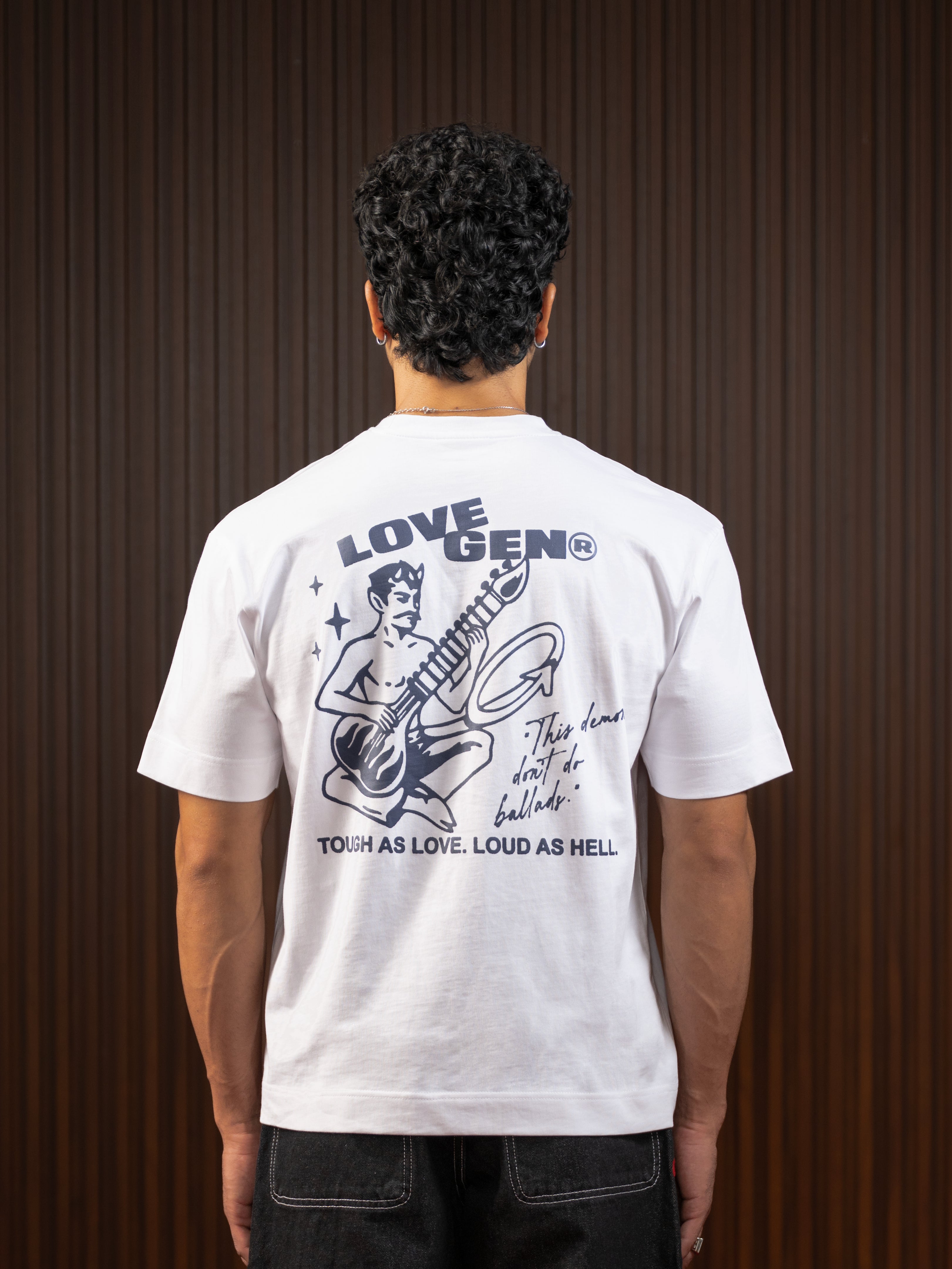 MEN'S SITAR TEE WHITE