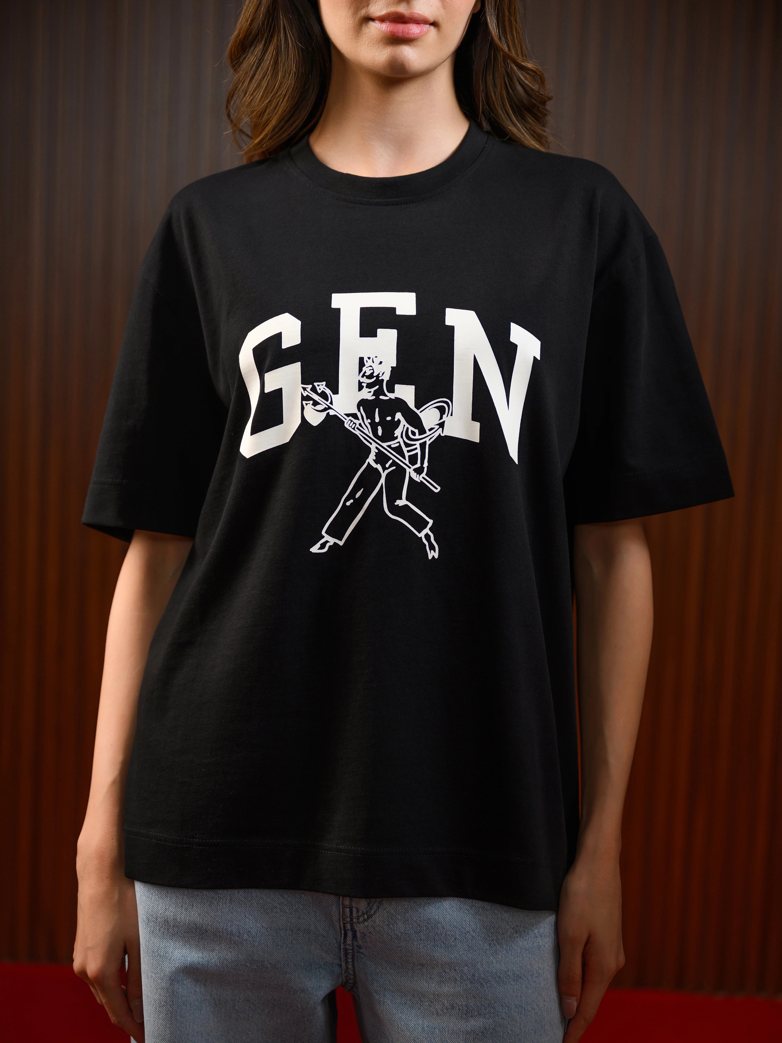 WOMEN'S GEN TEE BLACK