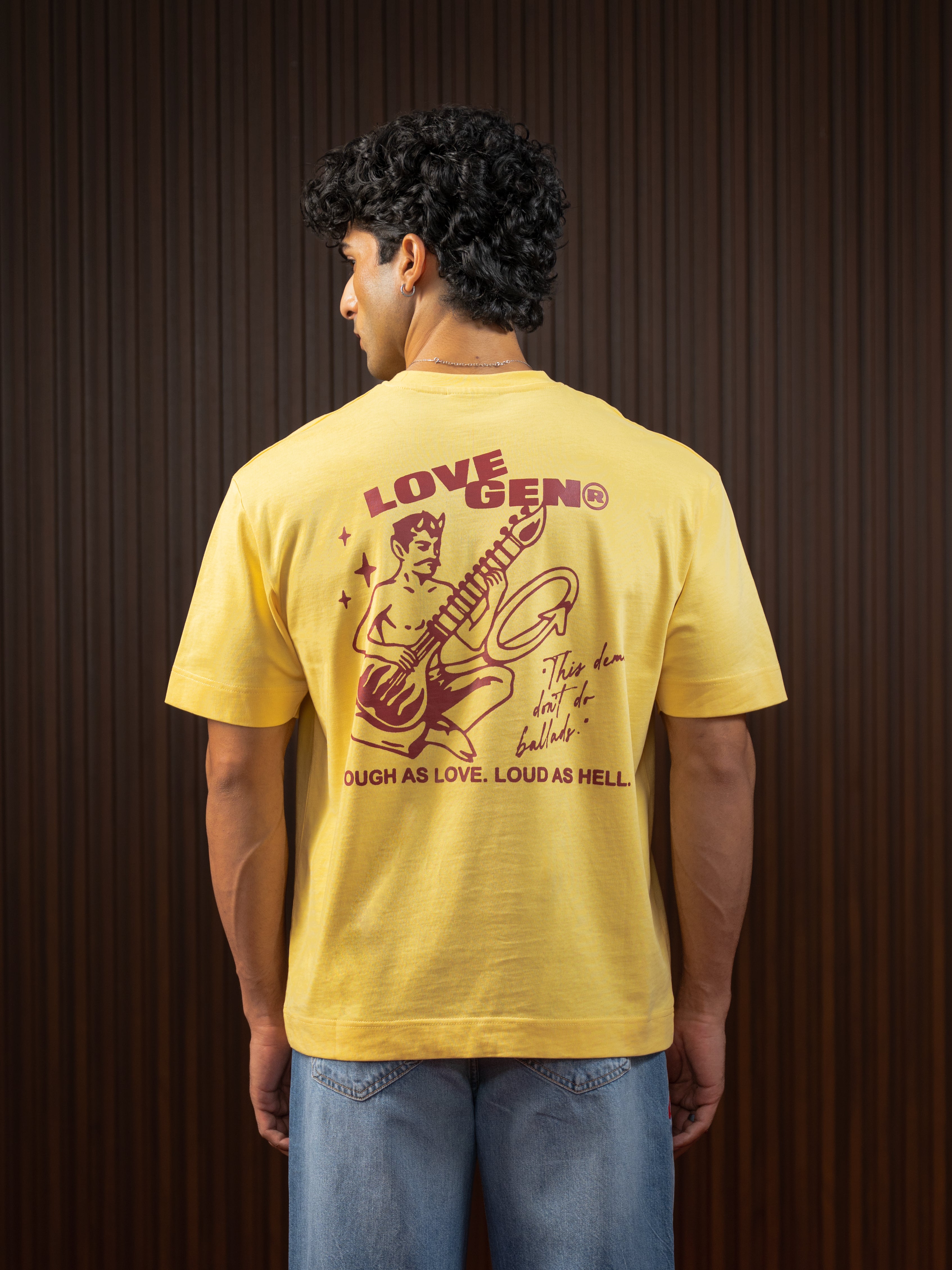 MEN'S SITAR TEE YELLOW