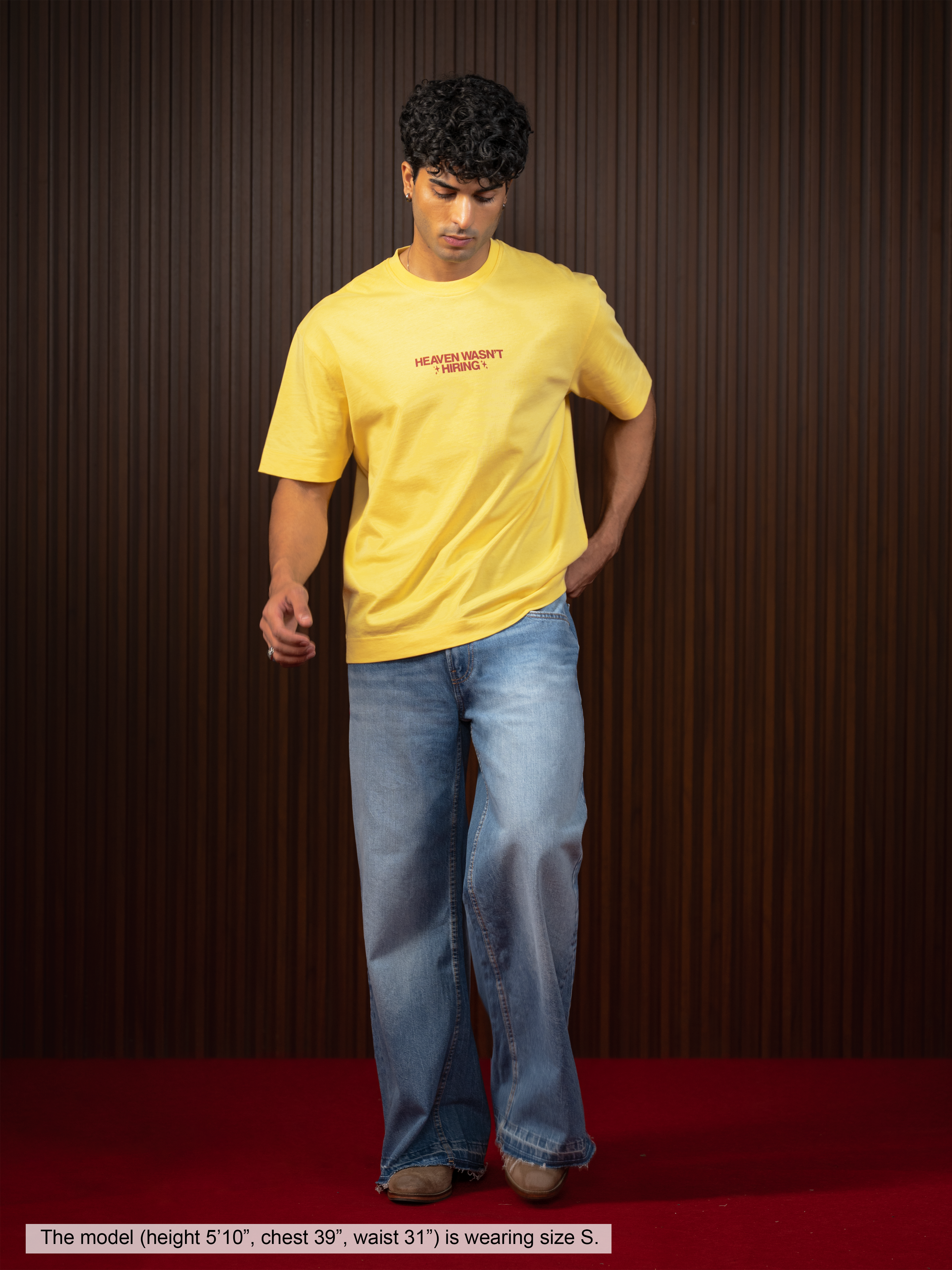 MEN'S SITAR TEE YELLOW