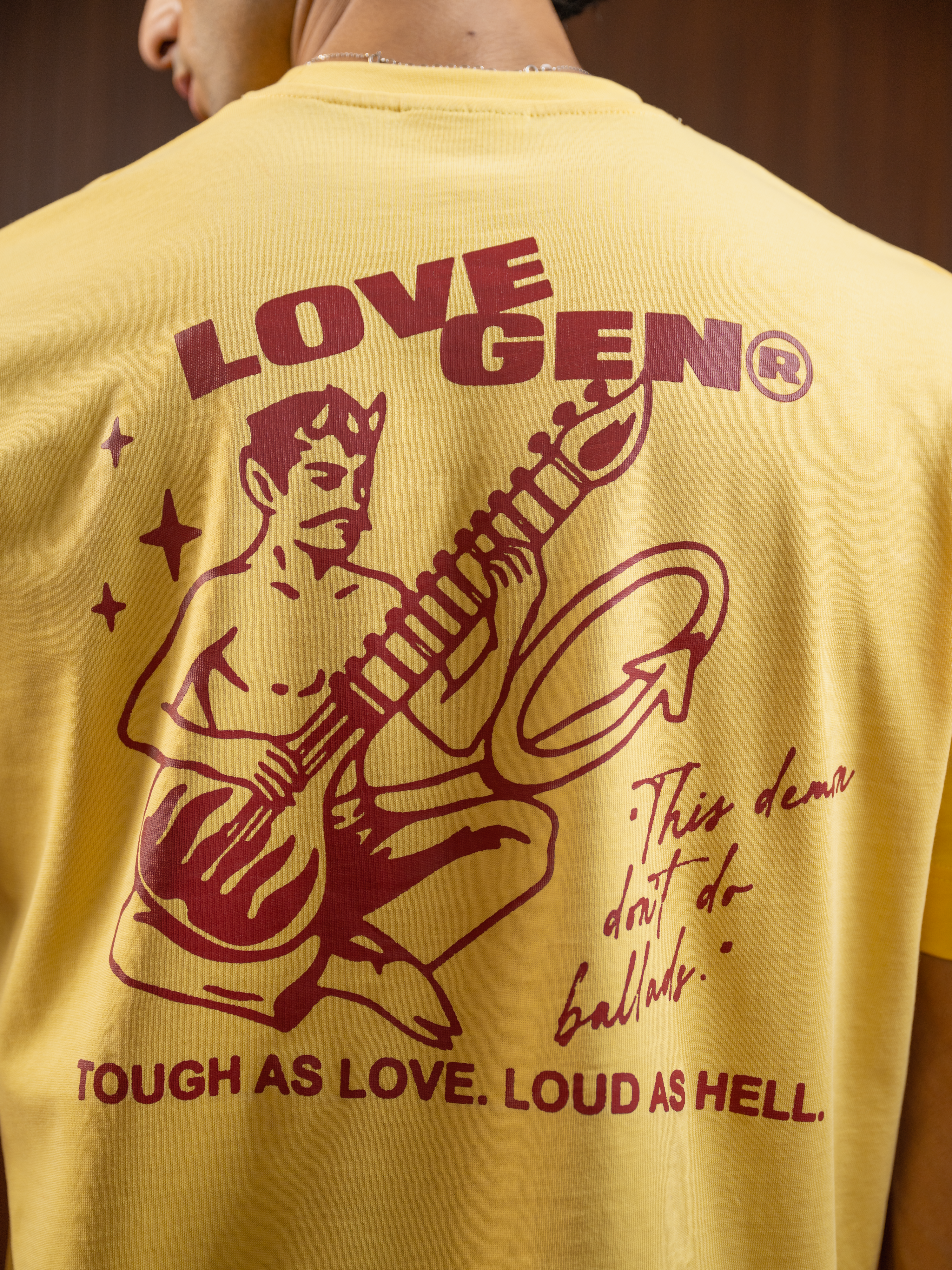 MEN'S SITAR TEE YELLOW