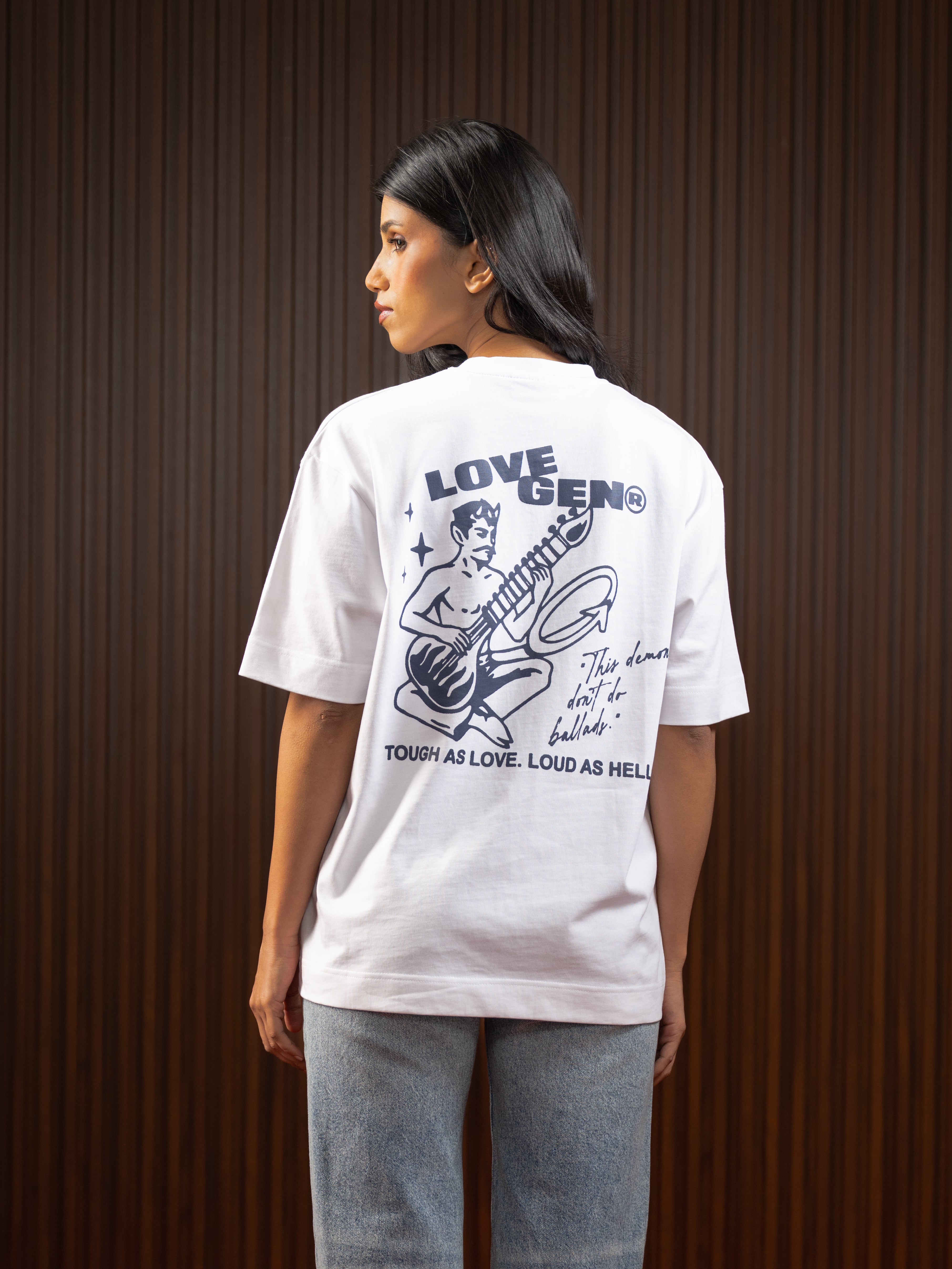 WOMEN'S SITAR TEE WHITE