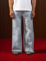 MEN'S BOOTCUT JEANS LIGHT BLUE