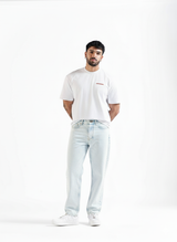 Men's Straight Jeans Ice Blue
