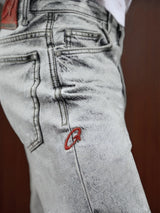 Men's Straight Jeans Grey