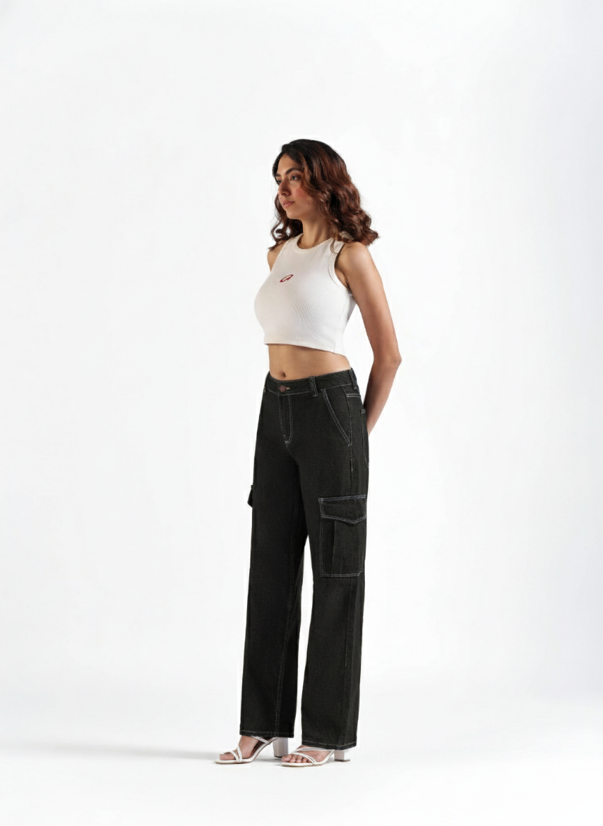 Utility Black Cargos