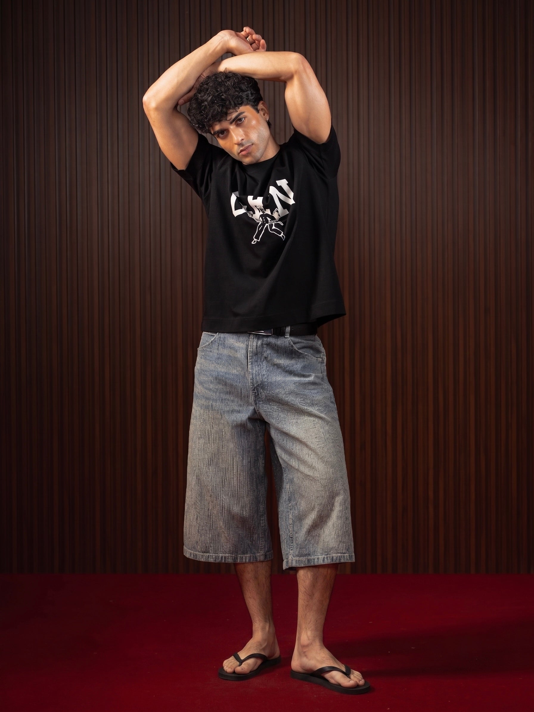 MEN'S TEXTURED JORTS