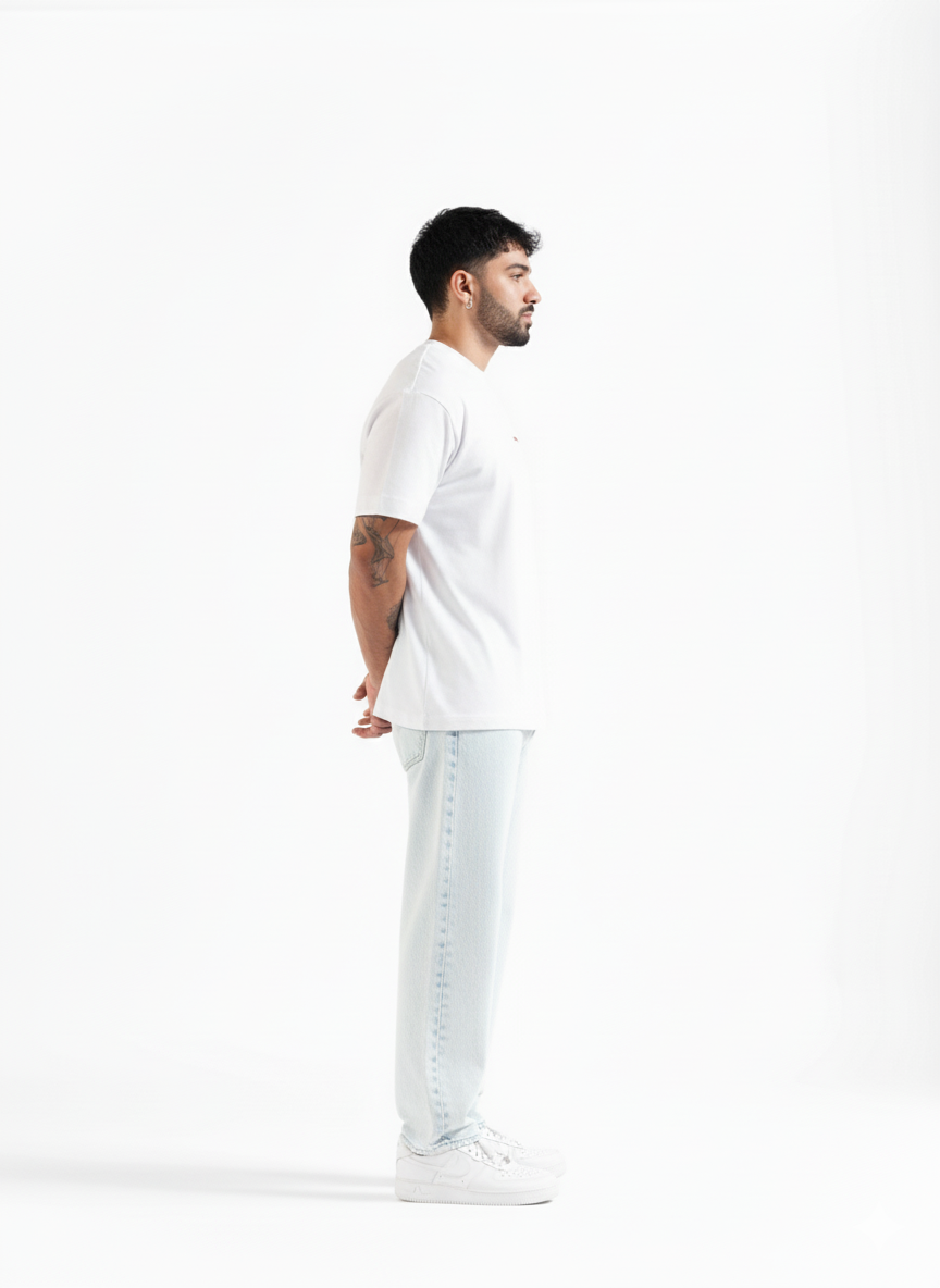 Men's Straight Jeans Ice Blue