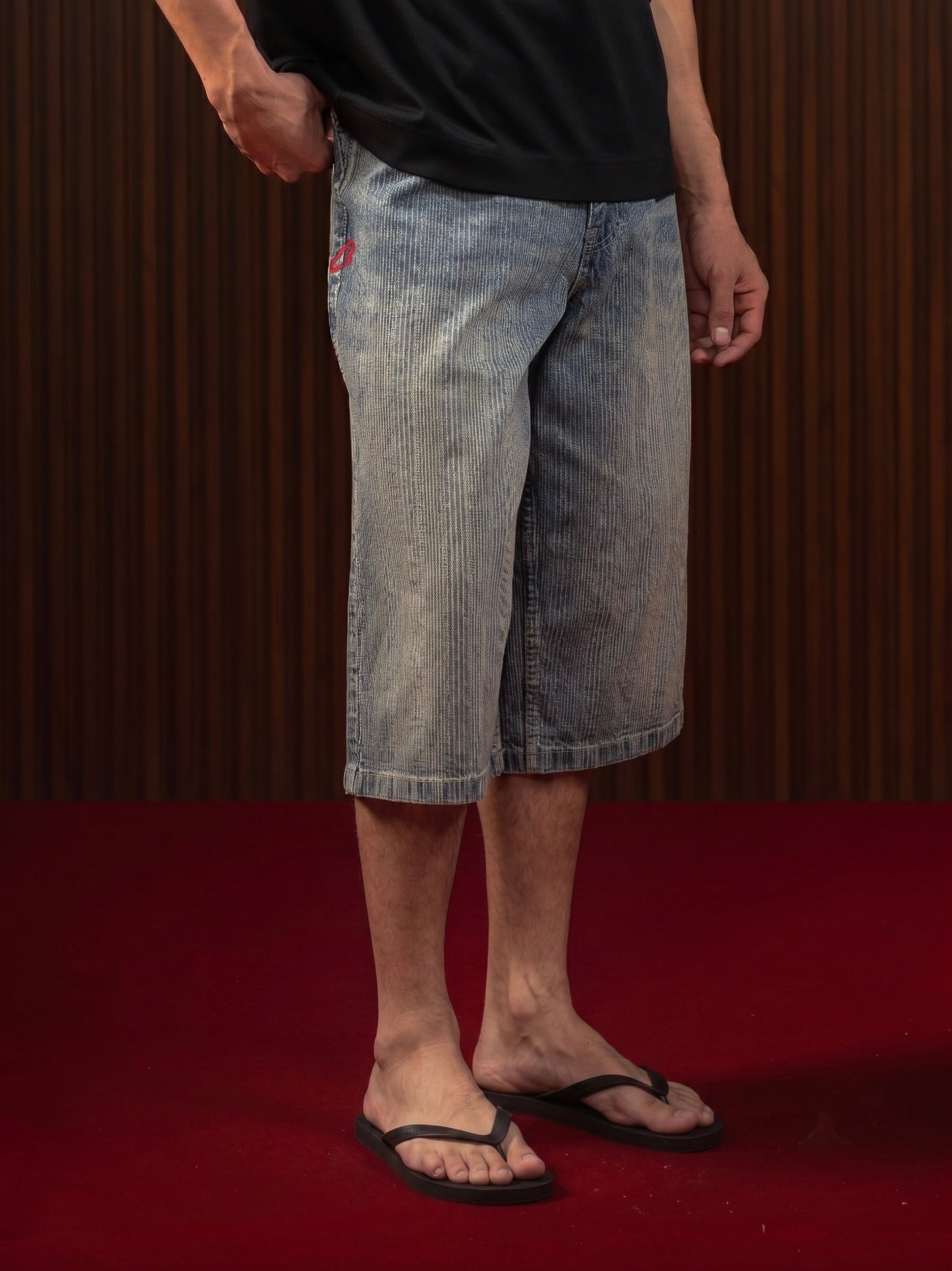 MEN'S TEXTURED JORTS