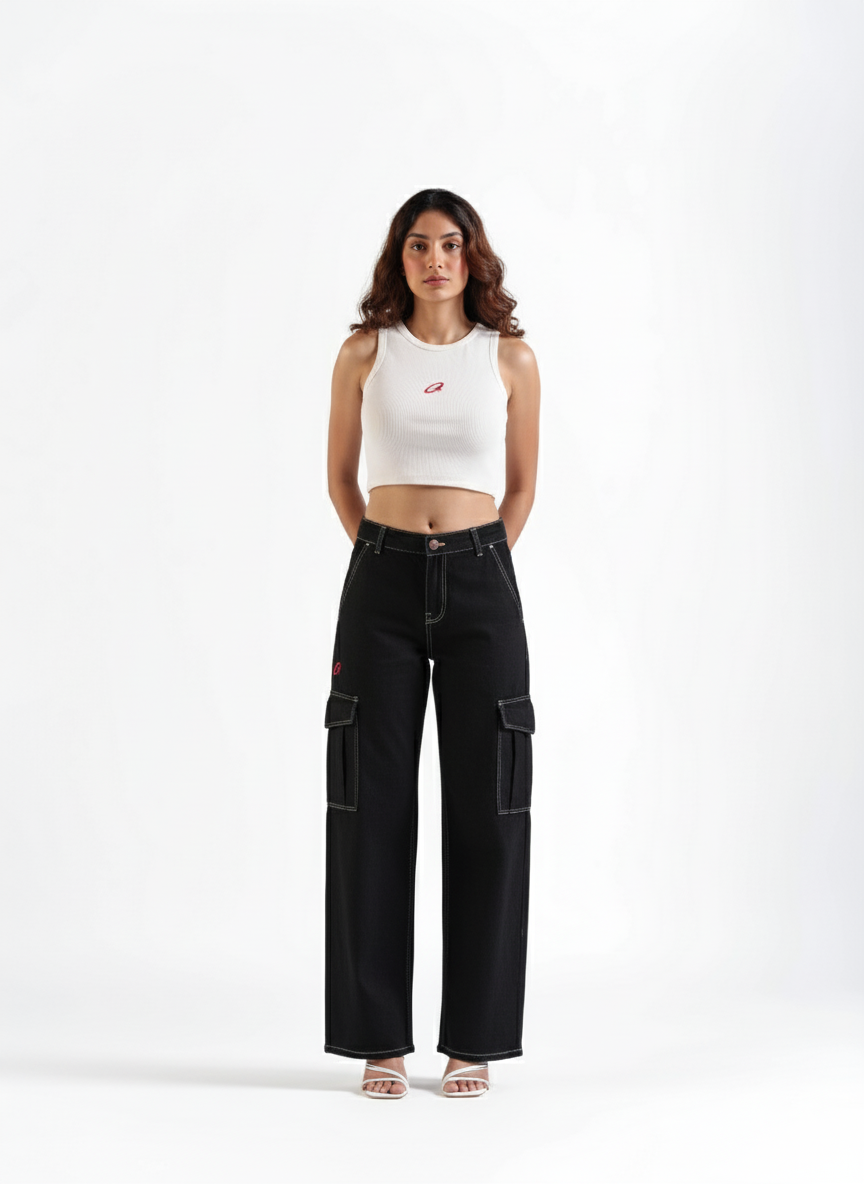 Utility Black Cargos