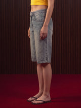 WOMEN'S TEXTURED JORTS