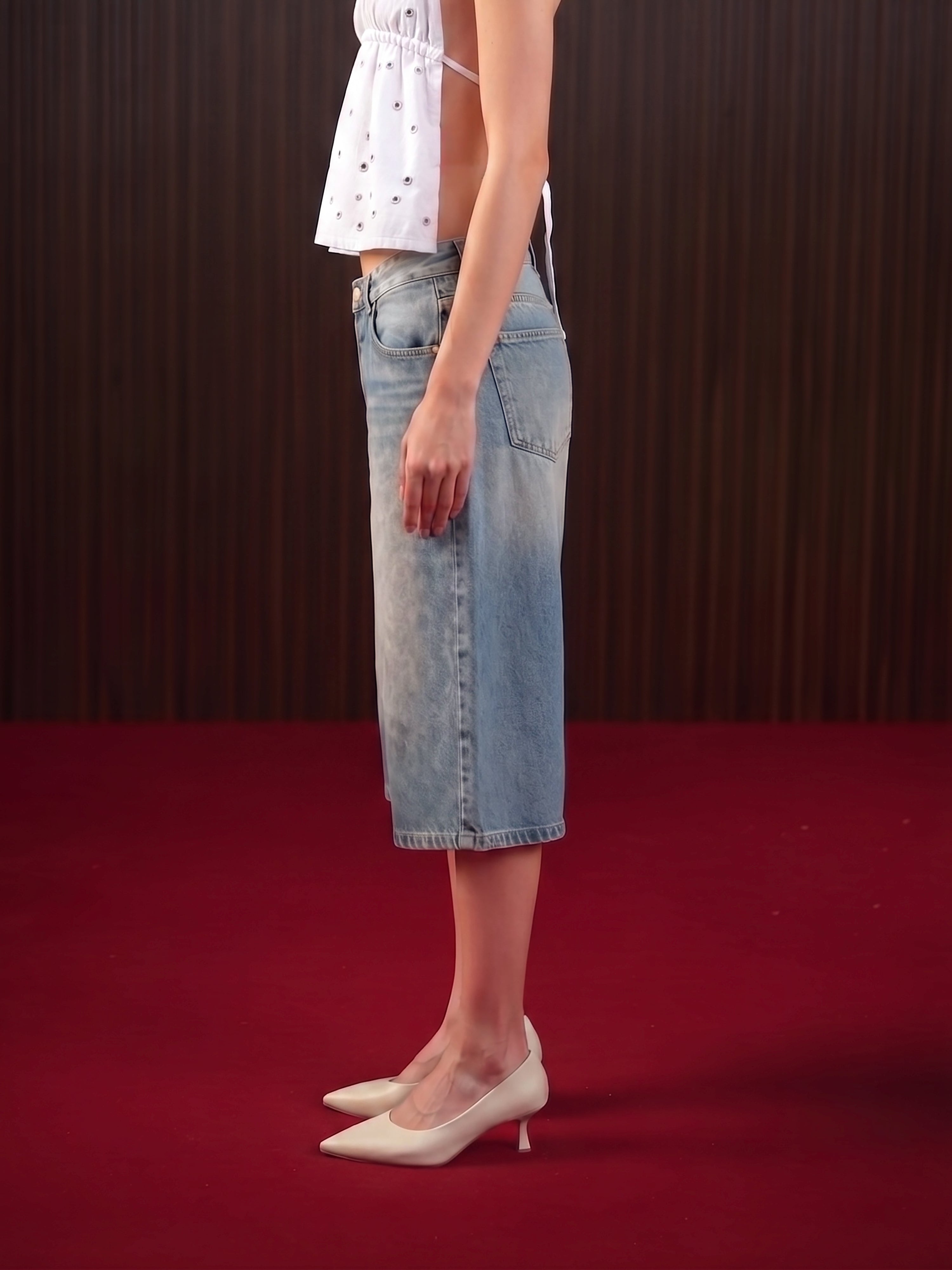 WOMEN'S JORTS BLUE