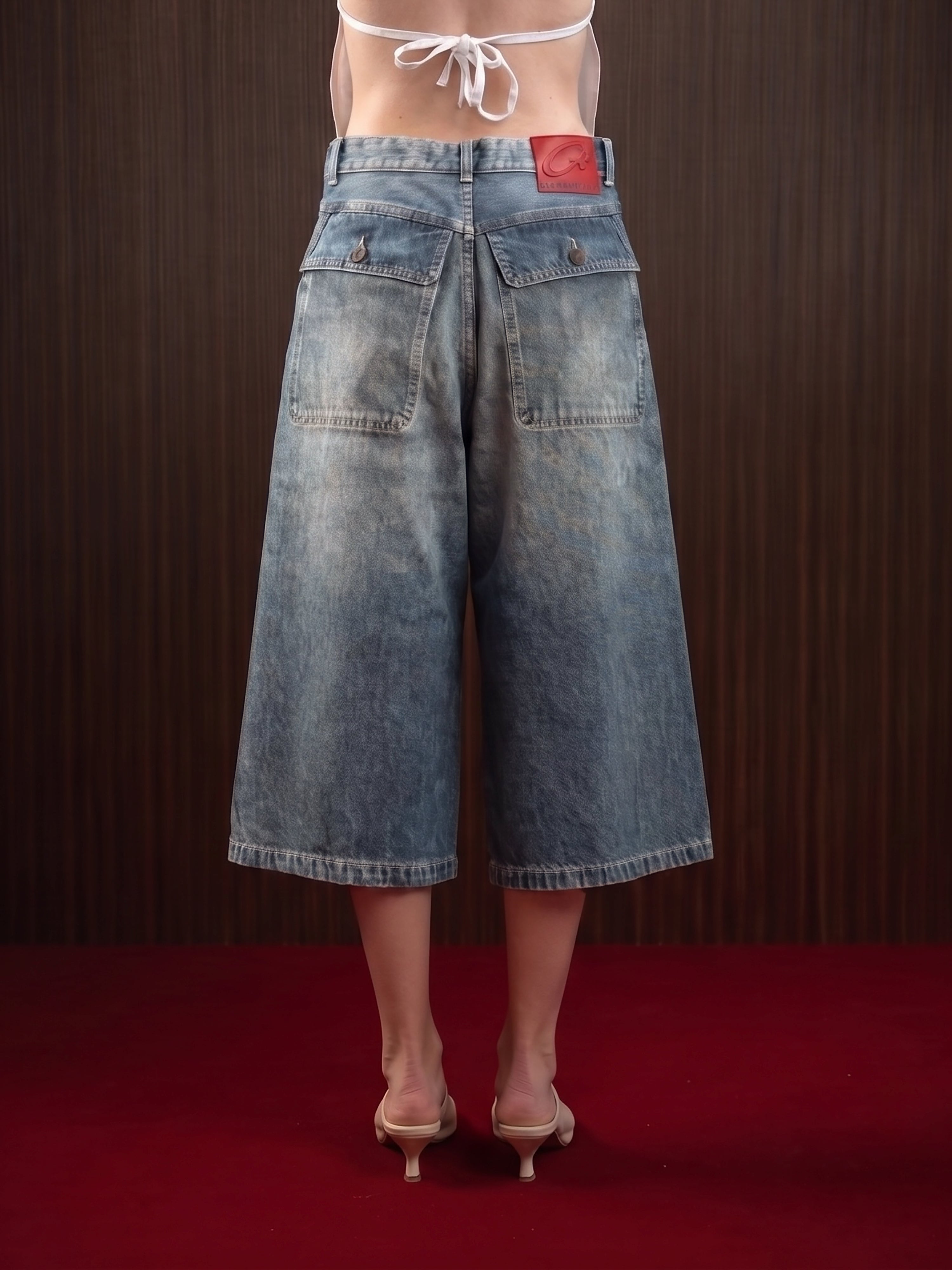 WOMEN'S JORTS BLUE