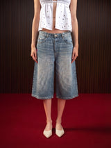 WOMEN'S JORTS BLUE