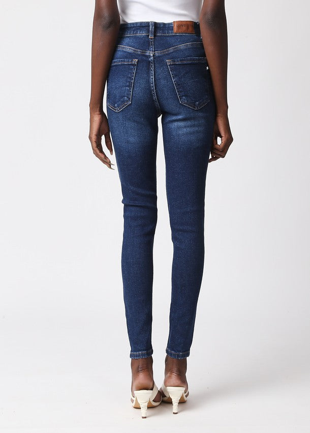 Buy Dark Mid Blue Ibiza Skinny Fit Jeans for women