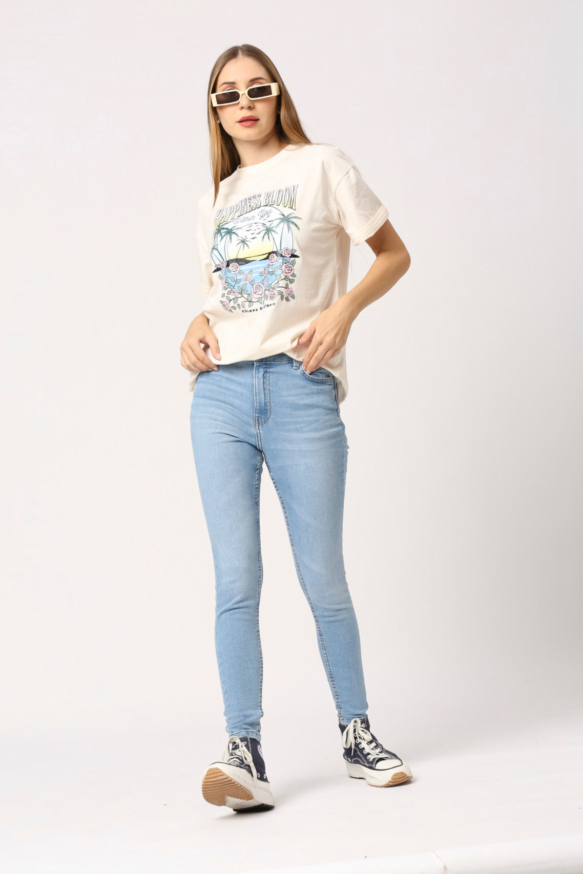 Women Shallow Apricot T-Shirt