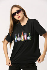 Women's Black Statement T-Shirt