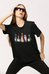 Women's Black Statement T-Shirt