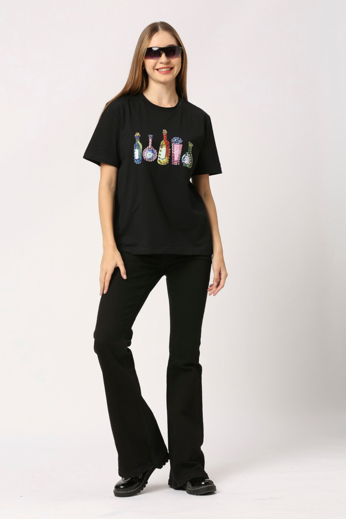 Women's Black Statement T-Shirt