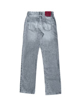 Men's Straight Wide Jeans Grey