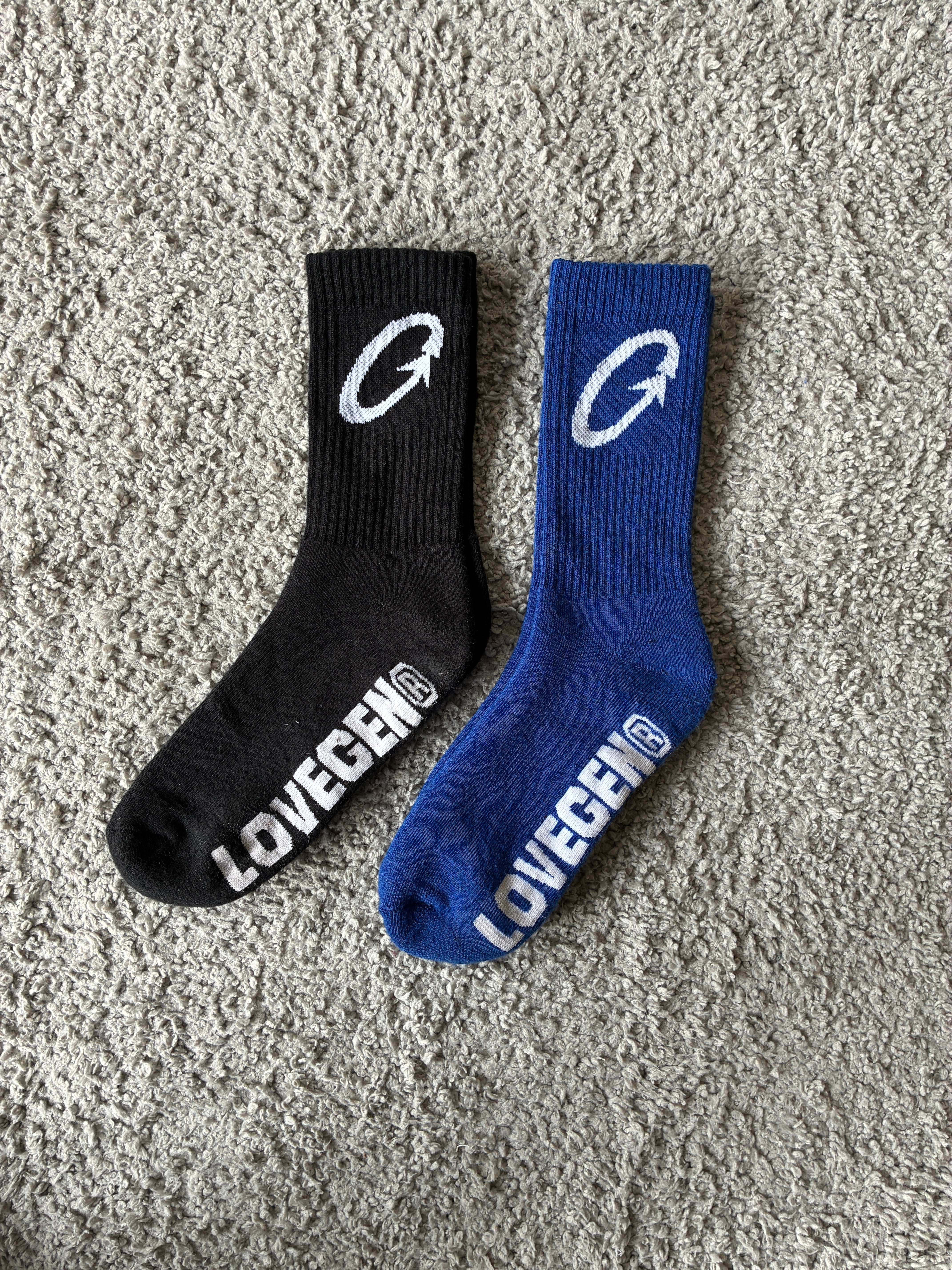 Gen Socks [Pack of 2] Black & Blue