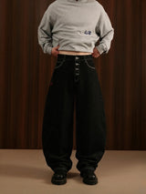 Balloon Jeans Black