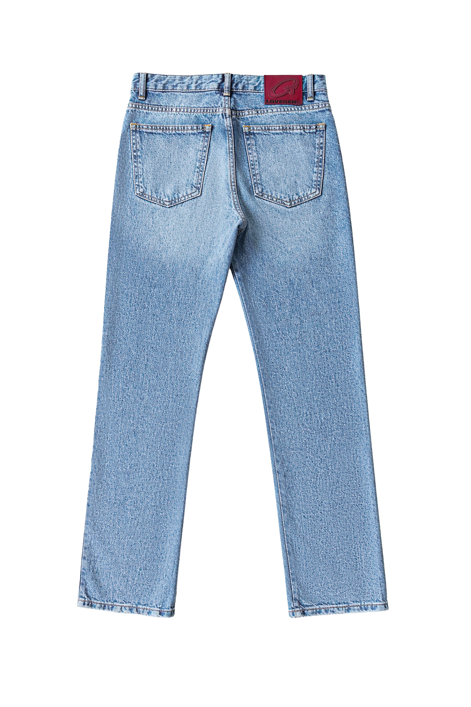 Women's Straight Jeans Mid Blue