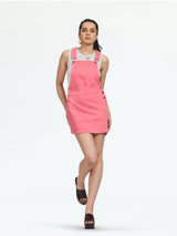 Geneva Light Pink Pinny Dungaree