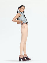 Women's High-Waist Blush Skinny Jeans