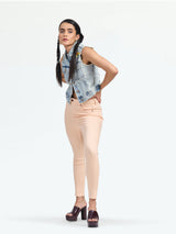 Women's High-Waist Blush Skinny Jeans