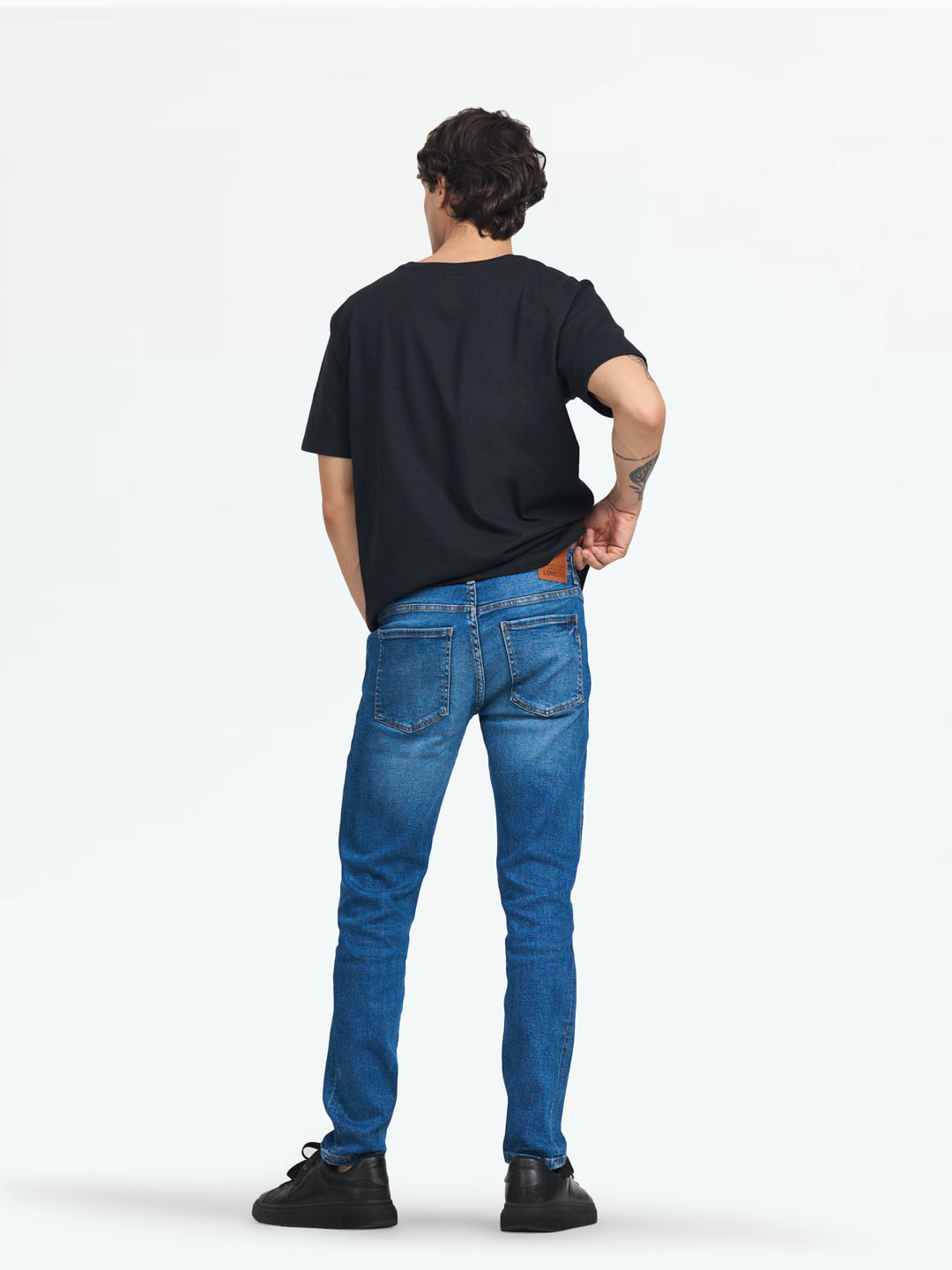 Dark Blue Cruz Skinny Fit Basic Jeans