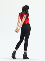 Women's Black Paris Highwaist Skinny Jeans